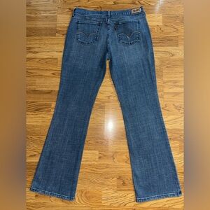 Levi’s 515 Bootcut Jeans Women’s Size 10m Metal Studs Pockets Medium Blue